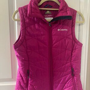 Columbia Bright Pink Women's Vest Size S